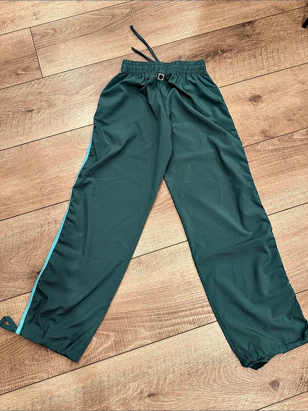 FIVE 90s Track Pants in Green & Blue YXL